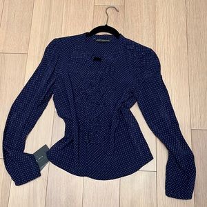 Polka dot Zara blouse